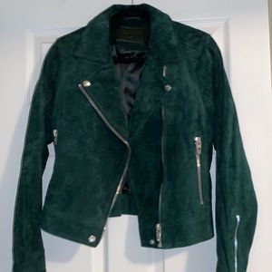 Blank NYC Suede Green Jacket
